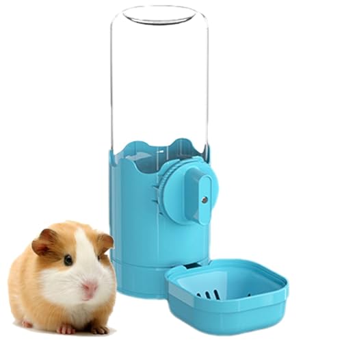 Kleintier-Wasserspender, Haustierkäfig-Wassernapf | 750 ml Siphon-Wasserspender, Schwerkraft-Trinkflasche für Haustiere,Verhindert ein Überlaufen der Haustiertränke mit dichtem Verschluss für Kaninche von Generisch