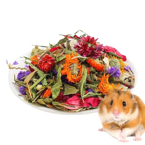 Kleintierbettwäsche,Hamsterkäfigbettwäsche | Natürliche weiche Trockenblumen-Bettwäsche - Geruchskontrollierendes Hamsterfutter für Kaninchen, Rennmäuse oder andere Kleintiere, Hamsterkäfig-Zubehör von Generisch