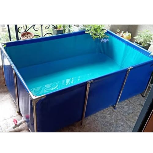 Koi-Teich-PVC-Canvas-Einlagen mit Stahlrahmen, oberirdisches Aquarium für Schildkrötenzucht, einfache Montage für Wasserumgebungen von Generisch