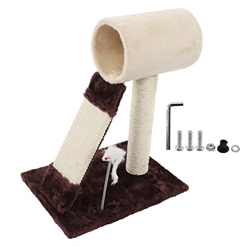Kratzbaum Turm Kratzstämme, Sisal Katzenkratzbaum Kralle Schleifen Klettern Stabil Katzenbaum Turm mit Maus Spielzeug für Innen Kratzbaum Turm Kratzstämme, Sisal Katzenkratzbaum Kralle Schleifen Klettern Stabil Katzenbaum Turm mit Maus Spielzeug für Innen von Generisch