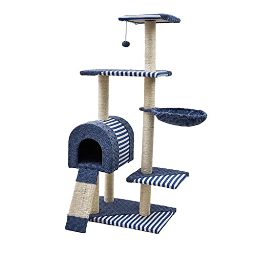 Kratzbaum Turm mit Sisal Kratzmatte und Hängespielzeug für Zuhause Haustier Krallen Schärfen Kratzbaum Turm mit Sisal Kratzmatte und Hängespielzeug für Zuhause Haustier Krallen Schärfen von Generisch