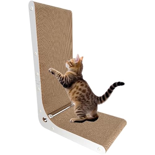 Kratzbretter aus Pappe für Hauskatzen, Katzenkratzbrett,L-förmige Katzenkratzpads | Katzenkratzbaum mit eingebauten Katzenminze-Spielzeugbällen für Kätzchen, Hauskatzen, kleine Haustiere zum Entspanne Kratzbretter aus Pappe für Hauskatzen, Katzenkratzbrett,L-förmige Katzenkratzpads | Katzenkratzbaum mit eingebauten Katzenminze-Spielzeugbällen für Kätzchen, Hauskatzen, kleine Haustiere zum Entspanne von Generisch
