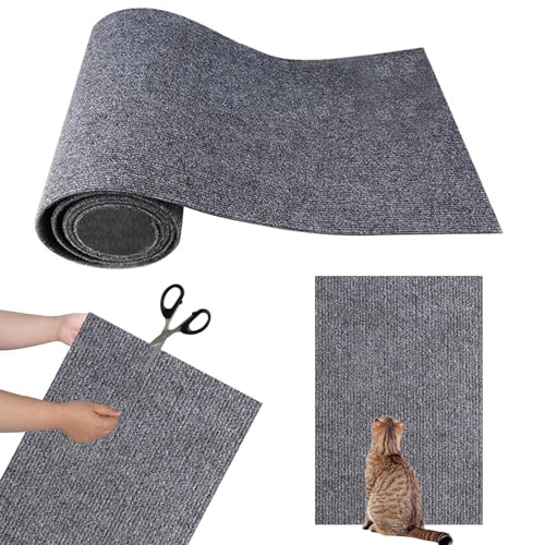 Kratzschutz Sofa Katze Kratzmatte, Selbstklebend Zuschneidbares Cat Scratcher Wand Klettern Teppich, AntiKratz Tape Für Möbel Couch Sofa Wand Tür Schutz Kratzbäume von Generisch