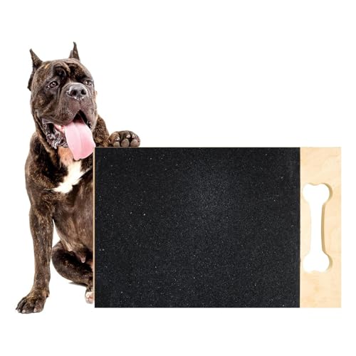 Kratzunterlage für Hunde, Holz, Pfotenpflege, Schleifen, Schleifpapier, kein Schmutz, verschleißfest, für Haustiere Kratzunterlage für Hunde, Holz, Pfotenpflege, Schleifen, Schleifpapier, kein Schmutz, verschleißfest, für Haustiere von Generisch