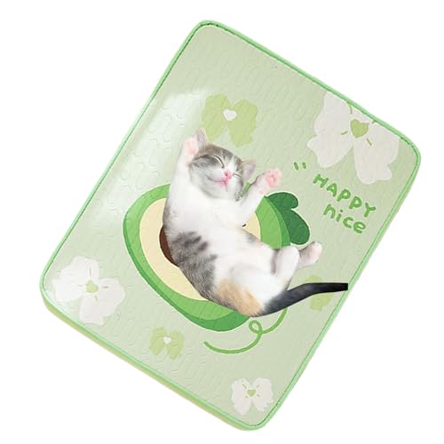 Kühlmatte Für Hunde, Maschinenwaschbare Welpen Schlafdecke, Kühlkissen Für Hunde, Für Innenbereich Außenbereich Transportbox Hundezwinger Bett Boden Sofa Auto von Generisch