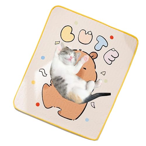 Kühlmatte Für Katzen Im Innenbereich,Bequeme Schlafdecke Für Hunde Und Welpen - Kühle Hundematte für Box | Für Innenbereich Außenbereich Transportbox Hundezwinger Bett Boden Sofa Auto von Generisch