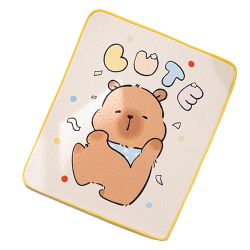 Kühlmatte Für Katzen Im Innenbereich - Atmungsaktive Kühlmatte Für Welpen | Kühlkissen Für Hunde - Für Innenbereich Außenbereich Transportbox Hundezwinger Bett Boden Sofa Auto von Generisch