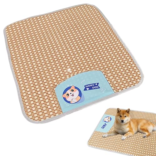 Kühlmatte für Hunde, Rattan, gewebte Katzenkühlmatte, kratzfestes Eiskissen, tragbares Haustierzubehör für den Innen- und Außenbereich, Auto, Zwinger, zum Spielen und Ausruhen Kühlmatte für Hunde, Rattan, gewebte Katzenkühlmatte, kratzfestes Eiskissen, tragbares Haustierzubehör für den Innen- und Außenbereich, Auto, Zwinger, zum Spielen und Ausruhen von Generisch