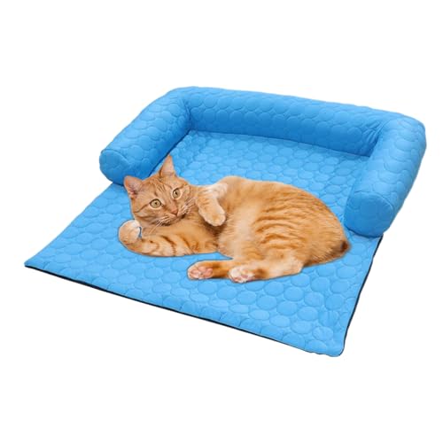 Kühlmatte für Hunde, U-förmiges Kissen, rutschfest, waschbar, Katzenbett, Haustierzubehör für kleine, mittelgroße Rassen, Welpen, Kätzchen, Hundehütte Kühlmatte für Hunde, U-förmiges Kissen, rutschfest, waschbar, Katzenbett, Haustierzubehör für kleine, mittelgroße Rassen, Welpen, Kätzchen, Hundehütte von Generisch