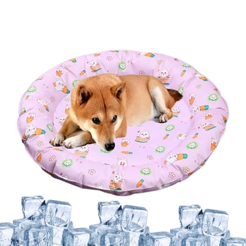Kühlmatte für Hunde, rund, Gel, atmungsaktiv, rund, waschbar, für Hundebetten, Käfige und Hundehütten Kühlmatte für Hunde, rund, Gel, atmungsaktiv, rund, waschbar, für Hundebetten, Käfige und Hundehütten von Generisch