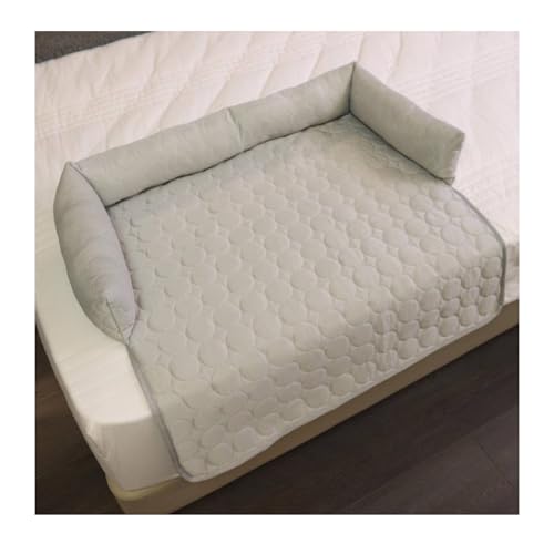 Kühlmatte für Hunde und Katzen, waschbar, Eisseide, selbstkühlend, weich, bequem, rutschfest und maschinenwaschbar, Haustier-Schlafbett für Innen- und Außenbereich, Boden, Sofa, Autositze (Grau 1) Kühlmatte für Hunde und Katzen, waschbar, Eisseide, selbstkühlend, weich, bequem, rutschfest und maschinenwaschbar, Haustier-Schlafbett für Innen- und Außenbereich, Boden, Sofa, Autositze (Grau 1) von Generisch