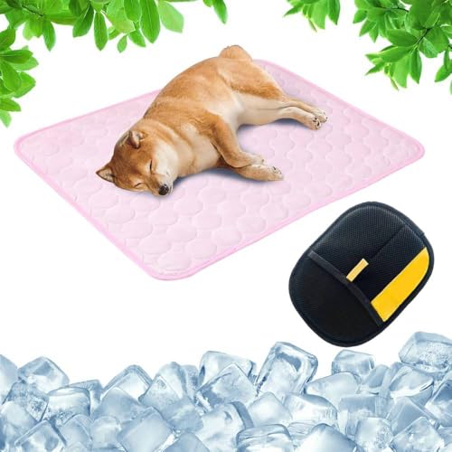 Generisch Kühlmatte für Hunde und Tierhaarentferner Handschuh, Kühlmatte Hund Selbstkühlend aus Eisseide-Material, Hundekühlmatte, Kühldecke Katze & Hunde Kühlmatte (Rosa, XXL:150X100 | 59×39") Generisch Kühlmatte für Hunde und Tierhaarentferner Handschuh, Kühlmatte Hund Selbstkühlend aus Eisseide-Material, Hundekühlmatte, Kühldecke Katze & Hunde Kühlmatte (Rosa, XXL:150X100 | 59×39") von Generisch