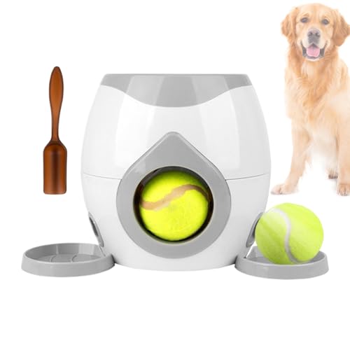 Kugelwerfer für Hunde, Hundefetschierkugelwerfer - Automatischer Baseballwerfer,Interaktiver Hund Mental Stimulationsanreicher -Trainingsinstrument mit Feeder für den Innenpark im Freien im Freien Kugelwerfer für Hunde, Hundefetschierkugelwerfer - Automatischer Baseballwerfer,Interaktiver Hund Mental Stimulationsanreicher -Trainingsinstrument mit Feeder für den Innenpark im Freien im Freien von Generisch
