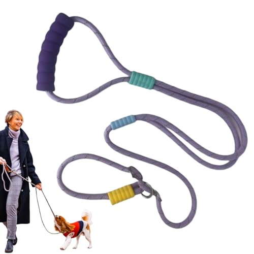 Lange Hundeleine, Hundebeadung - Anti-Pull-Welpen-Leinen,wasserdichte Welpentrainingsvorräte, leichte Haustierzubehör für Nachtspaziergang von Generisch