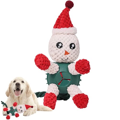 Langsam fressendes Hundespielzeug, weihnachtliches quietschendes Hundespielzeug | Hundekauspielzeug Slow Feeder - Quietschendes Spielzeug für Hunde, bissfestes Plüsch-Haustier, das an Futterlecks schn Langsam fressendes Hundespielzeug, weihnachtliches quietschendes Hundespielzeug | Hundekauspielzeug Slow Feeder - Quietschendes Spielzeug für Hunde, bissfestes Plüsch-Haustier, das an Futterlecks schn von Generisch