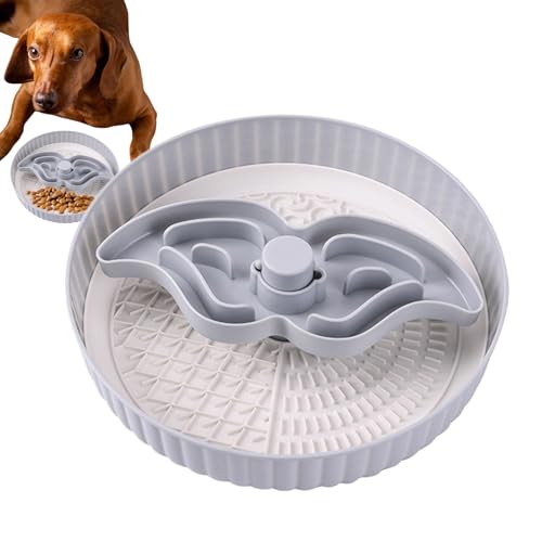 Langsamer Futternapf für Hunde – Interaktiver Labyrinth-Hundenapf, Anti-Erstickung, herausnehmbares Hundefutter-Puzzle für Trockenfutter, Nass- und Rohfutter, Stressabbau von Generisch