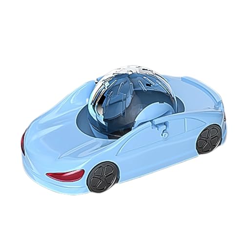 Laufband für Hamster, Sport, Auto, Spielzeug, lustiges kleines Haustier, transparenter Ball, Laufband für Hamster (blau) von Generisch