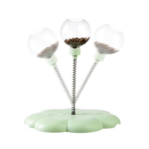 Leckerli Puzzle Spielzeug Für Katzen,Interaktiver Futterautomat für Katzen - Kätzchen Indoor Teaser,Für Innen- und Außenbereich zur Stimulation Training Bewegung von Generisch