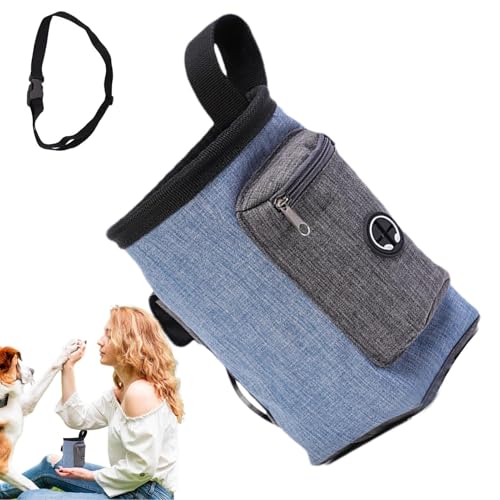 Leckerli-Tasche für Hunde – tragbare Leckerli-Trainingstasche für Hundefutter, Snack-Tasche für Reisen, Wandern, Welpentraining von Generisch