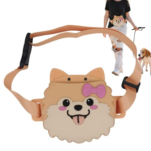 Leckerli-Trainingstasche für Hunde, Silikon, Hundeform, Katzen-Leckerli, auslaufsichere Bauchtasche, -Snack-Magnetverschluss mit verstellbarem Gürtel, Belohnungstasche für Spaziergangstraining Leckerli-Trainingstasche für Hunde, Silikon, Hundeform, Katzen-Leckerli, auslaufsichere Bauchtasche, -Snack-Magnetverschluss mit verstellbarem Gürtel, Belohnungstasche für Spaziergangstraining von Generisch