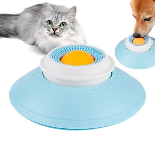 Lecknapf für Hunde mit langsamem Fressnapf – Nassfutter Leckpad mit Saugnapf | Interaktives rutschfestes Schnüffelspielzeug für kleine mittelgroße Tiere Welpen von Generisch