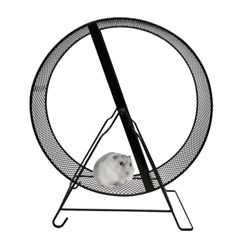 Leises Hamsterrad,Zwerghamsterrad - Laufrad für Kleintiere,Hamsterkäfig-Zubehör,lustiges Hamsterspielzeug, leiser Spinner für Mäuse, Rennmäuse, Hamster Leises Hamsterrad,Zwerghamsterrad - Laufrad für Kleintiere,Hamsterkäfig-Zubehör,lustiges Hamsterspielzeug, leiser Spinner für Mäuse, Rennmäuse, Hamster von Generisch