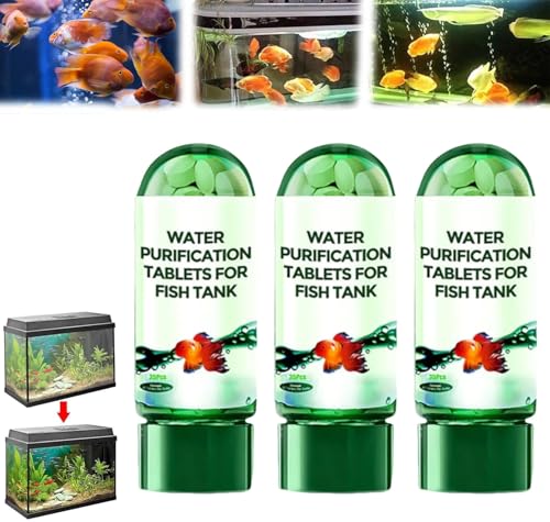 Leistungsstarke Aquarium-Wasserreinigungstabletten – 2025 neue Wasserreinigungstabletten für Aquarien, 35 Stück, Aquarium-Wasseraufbereitungstabletten für Aquarien, Trübungsentfernung Leistungsstarke Aquarium-Wasserreinigungstabletten – 2025 neue Wasserreinigungstabletten für Aquarien, 35 Stück, Aquarium-Wasseraufbereitungstabletten für Aquarien, Trübungsentfernung von Generisch
