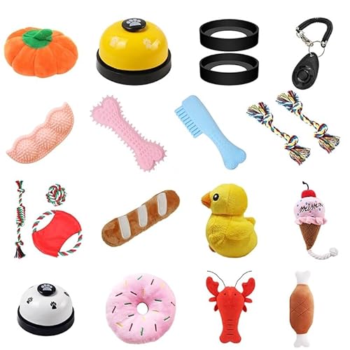 Lustiges, flauschiges Gummi-Cartoon-Spielzeug für Hunde, weich, interaktiv, Kauspielzeug, Quietschspielzeug, 20 Stück Lustiges, flauschiges Gummi-Cartoon-Spielzeug für Hunde, weich, interaktiv, Kauspielzeug, Quietschspielzeug, 20 Stück von Generisch