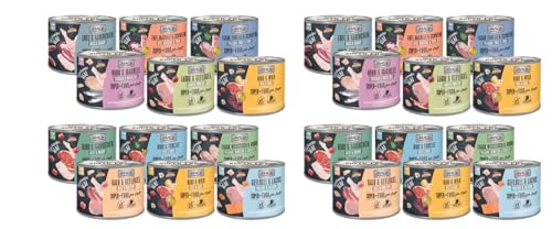 Mac's Cat Feinschmecker Katzenfutter 24x 200g | Garantierter 8 Sorten Mix | Auch als 6er oder 12er Erhältlich | Getreidefreies Nassfutter für Katzen von Generisch