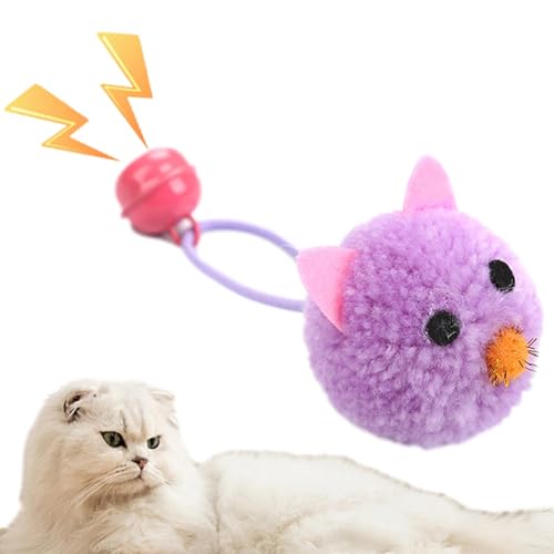 Mäuse-Spielzeug für Katzen, Indoor-Kätzchen-Spielspielzeug mit Glocken, interaktiv und lustig, klein für Indoor-Katzenübungen, bissfest für Indoor-Katzen Mäuse-Spielzeug für Katzen, Indoor-Kätzchen-Spielspielzeug mit Glocken, interaktiv und lustig, klein für Indoor-Katzenübungen, bissfest für Indoor-Katzen von Generisch