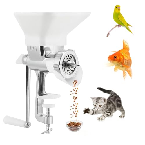 Manueller Pellet-Maker für Tierfutter, verstellbare Formgrößen für hausgemachtes Tierfutter, ideal für Vögel, Angelköder und Katzen von Generisch