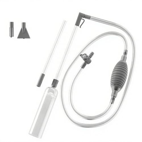 Manuelles Aquarium-Kiesreiniger- und Wasserwechsler-Set. Effiziente Vakuumpumpe für Aquarien mit Schlauch, für Handheld Flexible Schlauch mit Filter und zusätzliche Düse für S (Dark Gray, One Size) Manuelles Aquarium-Kiesreiniger- und Wasserwechsler-Set. Effiziente Vakuumpumpe für Aquarien mit Schlauch, für Handheld Flexible Schlauch mit Filter und zusätzliche Düse für S (Dark Gray, One Size) von Generisch