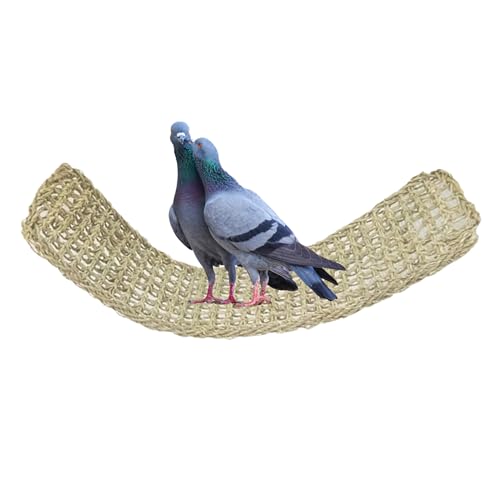 Mat Di Alghe - Parpot Amaca In Naturalgras Miteinander Verflochten | -Accessoire Für Kokorien, Konsum, Hamster, Bärtige Und Kleine Tiere, Ideal Für Bewegung, Balkon, Terrasse Und Innensp von Generisch