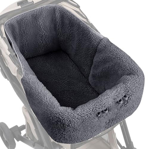 Matte für Haustier-Kinderwagen, rutschfest, wiederverwendbar, Haustierzubehör für Reisen, Outdoor, Strand, Café, Spazierengehen, Einkaufen, Park, Autofahrten, Tierarztbesuche, Kätzchen, Welpen von Generisch