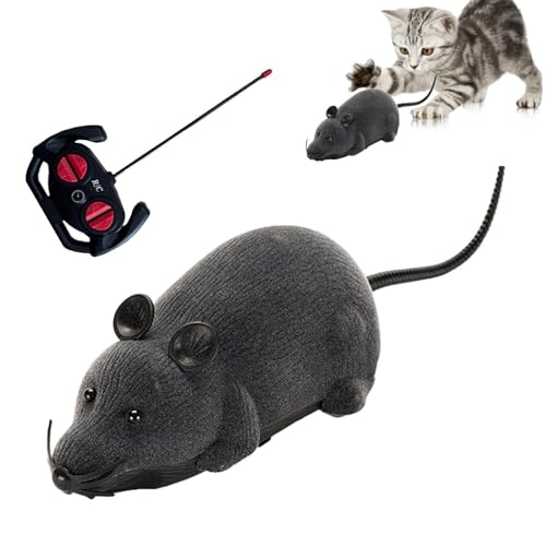 Maus Mit Fernbedienung, Realistisches Aussehen Katzenspielzeug, Kabelloses Elektronisches Ferngesteuertes Maus-Haustierspielzeug, Interaktives Katzenspielzeug Neuartiges Geschenk Für Kinder Maus Mit Fernbedienung, Realistisches Aussehen Katzenspielzeug, Kabelloses Elektronisches Ferngesteuertes Maus-Haustierspielzeug, Interaktives Katzenspielzeug Neuartiges Geschenk Für Kinder von Generisch