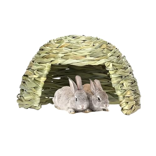 Meerschweinchen-Haus – Grashaus für Kaninchen, Schlafbett, Grasnest, Verstecknest für Meerschweinchenversteck für Haustiere, Heubett, Spielhaus, Haustierbedarf, Kleintier-Spielbett Meerschweinchen-Haus – Grashaus für Kaninchen, Schlafbett, Grasnest, Verstecknest für Meerschweinchenversteck für Haustiere, Heubett, Spielhaus, Haustierbedarf, Kleintier-Spielbett von Generisch