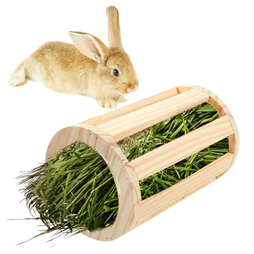 Meerschweinchen Heu Futterspender, Kaninchen Heutasche Meerschweinchen Futterstation, Chinchilla Futter Heutonne,Heuspender Für Meerschweinchen, Hasenraufe, Futternapf, Zylindrische Struktur von Generisch
