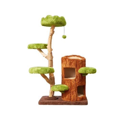 Mehrstufiger Kratzbaum XL - Katzenhaus mit Kratzbaum, Kratzbrett, gemütliches Katzennest & Pompon-Spielzeug für aktive Katzen - Perfekt für Indoor-Spielen & Entspannung Mehrstufiger Kratzbaum XL - Katzenhaus mit Kratzbaum, Kratzbrett, gemütliches Katzennest & Pompon-Spielzeug für aktive Katzen - Perfekt für Indoor-Spielen & Entspannung von Generisch