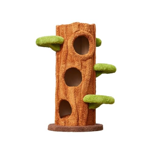 Mehrstufiger Kratzbaum mit Kratzbaum, gemütliches Katzennest, Pompon-Spielzeug, große Katzenhütte für Indoor-Katzen, perfekt zum Kratzen, Klettern und Spielen Mehrstufiger Kratzbaum mit Kratzbaum, gemütliches Katzennest, Pompon-Spielzeug, große Katzenhütte für Indoor-Katzen, perfekt zum Kratzen, Klettern und Spielen von Generisch