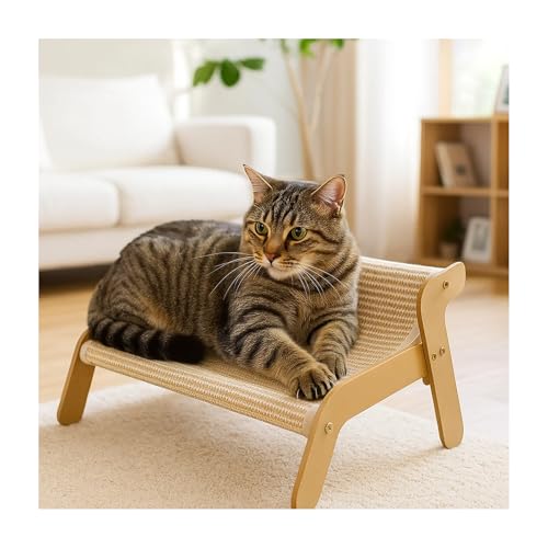 Mellowkin Katzenkratzcouch, Katzensofa Bett, Katzenkratzbaum, Kratzmatte, 2-in-1 verschleißfester Kratz-Sisalstuhl für Indoor-Katzen (Flaggschiff-Stuhl) von Generisch