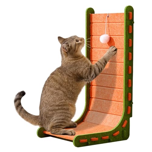 Mellowkin Kratzmatte für Katzen, Dreiecks- und L-Form, langlebig, leicht zu reinigen, Kratzpads (B) von Generisch