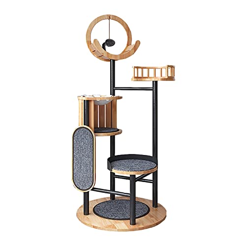 Multifunktionaler Kratzbaum Klettergerüst mit Wiege & Schleifbrett - Großer Katzenvergnügungspark zum Spielen, Kratzen & Entspannen - Ideal für Indoor-Katzen Multifunktionaler Kratzbaum Klettergerüst mit Wiege & Schleifbrett - Großer Katzenvergnügungspark zum Spielen, Kratzen & Entspannen - Ideal für Indoor-Katzen von Generisch