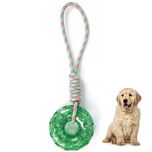 Niedliches starkes Beißspielzeug für Hunde – weiches Gummi, interaktives Welpen-Seilspielzeug, robust und lustig von Generisch