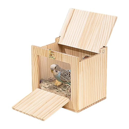Nistkasten für Sittiche, Nistkasten für Nymphensittiche - Vogelhäuschen Vogelnester | Transparenter Acryl-Vogelkasten aus für Nymphensittiche, Nymphensittiche, Papageien, die Sich paaren, Voliere Nistkasten für Sittiche, Nistkasten für Nymphensittiche - Vogelhäuschen Vogelnester | Transparenter Acryl-Vogelkasten aus für Nymphensittiche, Nymphensittiche, Papageien, die Sich paaren, Voliere von Generisch