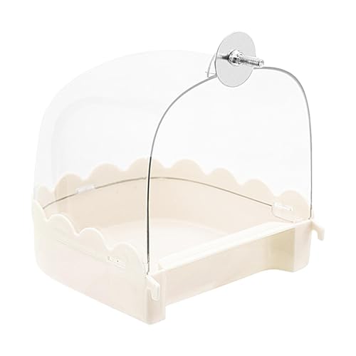 Nymphensittich-Vogeltränke, Vogeltränke für Käfig,Nymphensittich-Vogel-Badehaus - Vogelbadewanne, multifunktionales Vogelkäfig-Zubehör, Reinigung von Heimtierbedarf, klare Badewanne für Vögel, wie Tur Nymphensittich-Vogeltränke, Vogeltränke für Käfig,Nymphensittich-Vogel-Badehaus - Vogelbadewanne, multifunktionales Vogelkäfig-Zubehör, Reinigung von Heimtierbedarf, klare Badewanne für Vögel, wie Tur von Generisch