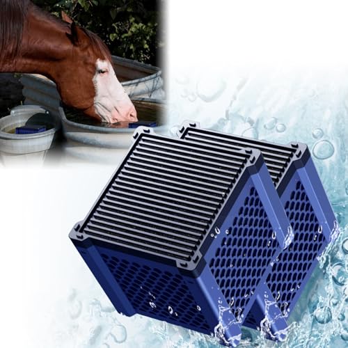 Öko-Aquarium & Teich-Aktivkohlefilter – Superstarker Waben-Kohlewassertrog Würfel für Aquarien, Pferdetröge, Viehwasser & Teiche – Geruchskontrolle & Wasserreinigung (2 Stück) von Generisch