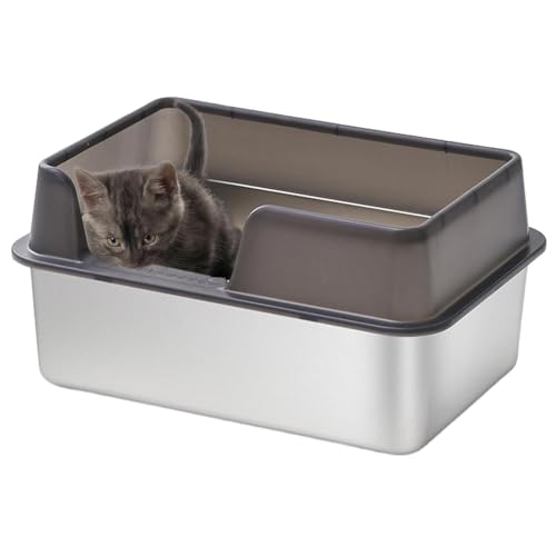 Offene Katzentoilette | Obere Katzentoilette | Edelstahl Katzentoilette Frettchen | Meerschweineklo hohe Seiten, Kätzchentoilette, Kaninchentoilette Edelstahl, Frettchentoilette hohe Seiten Offene Katzentoilette | Obere Katzentoilette | Edelstahl Katzentoilette Frettchen | Meerschweineklo hohe Seiten, Kätzchentoilette, Kaninchentoilette Edelstahl, Frettchentoilette hohe Seiten von Generisch