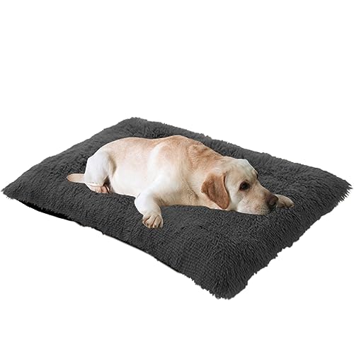 Orthopädisches großes Hundebett mit Anti-Angst-Hundeunterlage für bequemen Schlaf, inklusive Kissen, Decke, rutschfeste Unterseite Orthopädisches großes Hundebett mit Anti-Angst-Hundeunterlage für bequemen Schlaf, inklusive Kissen, Decke, rutschfeste Unterseite von Generisch