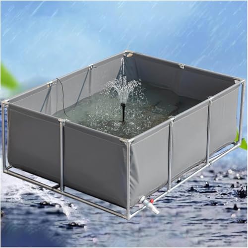 Outdoor Aquakultur Tank mit Halterung, großes Fischbecken für Koi und Schildkröten Schwimmen Outdoor Aquakultur Tank mit Halterung, großes Fischbecken für Koi und Schildkröten Schwimmen von Generisch