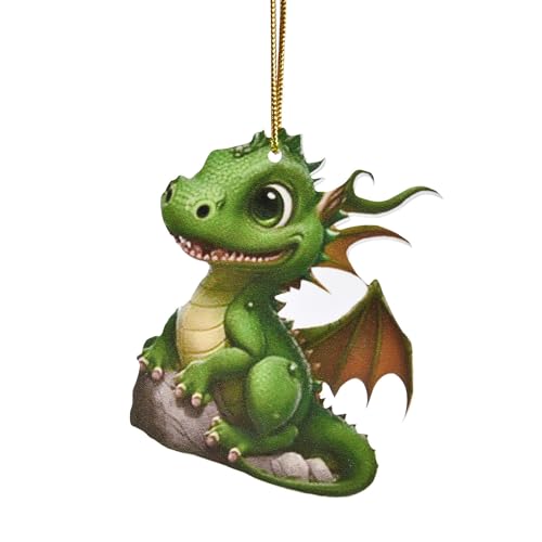 Outdoor Deko Weihnachten, Weihnachtsdeko Niedlicher Baby Drache im Ei Anhänger Weihnachten Dinosaur Acryl Lustige Weihnachtskugel Deko Christmas Ornaments Tannenbaumschmuck Weihnachtsbaum Schmukdeko Outdoor Deko Weihnachten, Weihnachtsdeko Niedlicher Baby Drache im Ei Anhänger Weihnachten Dinosaur Acryl Lustige Weihnachtskugel Deko Christmas Ornaments Tannenbaumschmuck Weihnachtsbaum Schmukdeko von Generisch